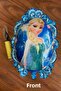 Frozen Elsa Silver Number Balloon Set Snow Queen Elsa Balloon Set 100 cm Number Balloon - 4