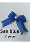 Pearl Detailed Naples Linen Ribbon Ready-Made Bow (30 Pcs)