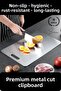 Deluxe Stainless Steel Meat Fruit Cutting Board Hygienic Kitchen Utensil Antibacterial Non-Slip Stylish