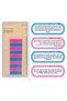 شفاف ملون Postit Post-it Post It. علامة الكتاب، علامة Postit، ورق الملاحظات، 200 ورقة - 4