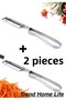 2 Pcs Stainless Steel Metal Side Peeler Vegetable Peeler Fruit Peeler Tomato Potato Vegetable Peeler