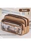 Large and Large Capacity Pencil Case, Makeup Bag Handheld Pencil Case
