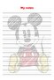 Mickey Mouse Line Planner - 50 Sheets A5 Size Notepad - 2