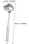 30 cm Stainless Steel Duck Mouth Long Handle Tableware Ladle - 3