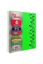 U4 4+2 150 Ypr A4 Sprدفتر ملاحظات مع إشارة مرجعية 4 مربعات 2 خطوط - 2