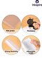 Ready-Made Book Cover with Label Transparent White 5 Pieces Adjustable Self-Adhesive Edge Book Cover - 6