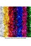 Christmas Garland Glitter Tree Ornament Thick Cut Gold, Gold 10 cm X 2 Meters 1 Piece - 4