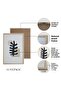 Natural Wooden Framed 3-Piece Painting Set Hpn074 - 3