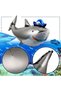 Pirate Theme Shark Concept 2 Years Old Balloon Set Shark Theme Birthday Foil Balloon Set - 7