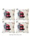 Throw Pillow Case VIP Pillow Case 4 Pieces - 43x43 Cm (Istanbul)