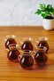Set of 6 Keyfi Ala Borosilicate Glass Handled Tea Glass 220 ml