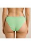 Front V-Shaped Lace, Back Perforated Ribbed Bikini 3-Piece Set (Note) Green Color Will Be Updated with the New Color, Sir. - 6