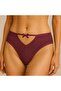 Front V-Shaped Lace, Back Perforated Ribbed Bikini 3-Piece Set (Note) Green Color Will Be Updated with the New Color, Sir. - 2