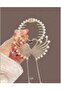 Bun and ponytail buckle, new style stylish with pearls and rhinestones - 3
