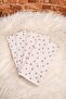 Cinnamon Organic Cotton Double Layer Muslin Set of 4 Mouth Wipes - 6