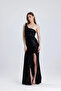 One-shoulder, Sequined Velvet Chic Dress, Dress, special occasions - 5