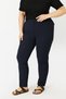 Fabric Trousers Flexible Buttoned Elastic Waist - 2