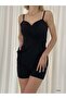 Women's Black, Strappy Double Breasted Collar Shorts Jumpsuit - 5