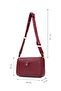 Claret Red Women's Messenger Bag Us25601 - 6