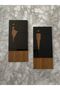 Women & Men Wc Routing Sheet Set with Self Adhesive Tape Black Pearl Mdf Series 20X10 cm