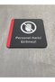 Staff External Entry Warning Sign Self-Adhesive Practical Use Color Series 12X12 cm - 4