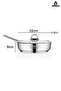 Ambos Saphire Stainless Steel 22 cm Pan with Glass Lid - 6