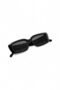 Volt Women's Black Rectangle Sunglasses - Thick Frame & Uv400 Protection - 6