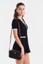 Navy Blue-Claret Red Women's Messenger Bag Us25663 - 3