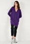 V-Neck Buttoned Long Knitwear Cardigan 4616040 Y - 3