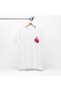 Heart Patterned Unisex Oversize T-Shirt - 3