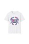 Colorful Crab Pattern Oversize Unisex T-Shirt - 2