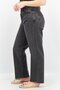 Women Dad Fit Wash Non Stretchable Jeans, Black - 3