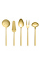Milano 5 Piece Service Set Titanium Gold - 4