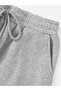 Unisex Black-Grey Set of 2 2-Thread Knitted Fabric Waist and Leg Elastic Sweatpants - 6