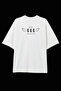 444 Angel Number's Printed Oversize T-Shirt