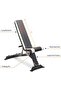 Foldable Adjustable Utility Weight Bench, Strength Training Home Gym for Full Body Workout - 8