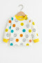 Colorful Smiley Patterned Baby 2-Piece Pajama Set 100% Cotton - 2
