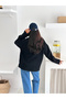 Women's Comfortable Fit Standard Size Long Sleeve Knitwear Sweater - 4