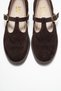 Janney Brown Suede Genuine Leather Banded Women's Loafer Shoes - 2