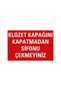 Do Not Pull the Flush Without Closing the Toilet Seat Warning Sign – Uv Printed Dekota Sign - 15X22,5