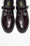 Janney Burgundy Patent Leather Genuine Leather Banded Women's Loafer Shoes - 2
