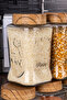 6 Pieces 1100 ml Glass Jar Food Storage Container Special Series Embroidered and Label Gift - 2
