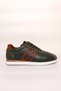 Green Khaki Leather Men's Sneakers - Stylish and Comfortable Men's Sneakers - 4