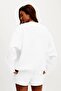 White Long Sleeve Basic Women's Sweatshirt Sh278 - 3