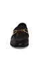 Womens Carrine Black Leather Loafers & Moccasins - 2
