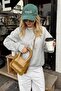Gray Long Sleeve Basic Women's Sweatshirt Sh278 - 3