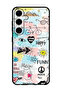 Protective Case Anti Scratch Shock Proof Bumper Cover For Samsung Galaxy S24 Plus Doodle Art