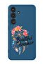 Protective Liquid Silicone Shockproof Case For Samsung Galaxy S24 Plus (Blue) - Beautiful Dreamer