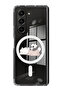 Case for Samsung Galaxy Z Fold 5 Compatible with MagSafe, Shockproof Phone Bumper Cover P&a friends