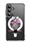 Case for Samsung Galaxy S24 Plus Compatible with MagSafe, Shockproof Cover Cute girl zebra